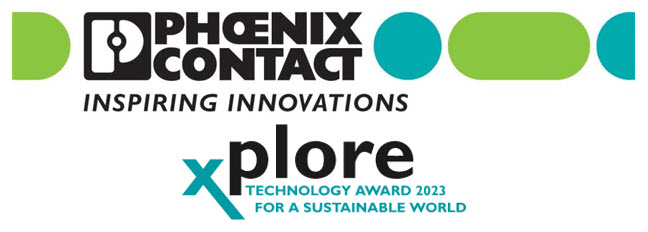 Phoenix Contact logo and their xplor technology award 2023 provides Harrisburg University students with authentic connection to industry